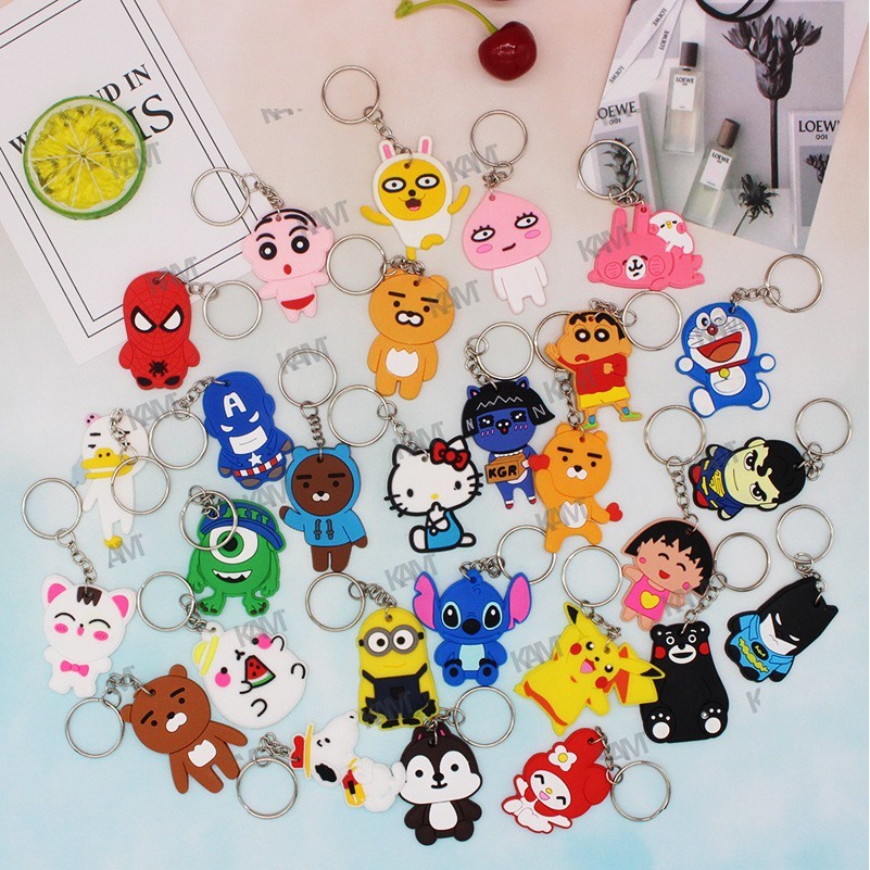 Móc Khóa Nhỏ Hình Nhân Vật Hoạt Hình Dễ Thương Tinh Tế Mua Hàng Miễn Phí