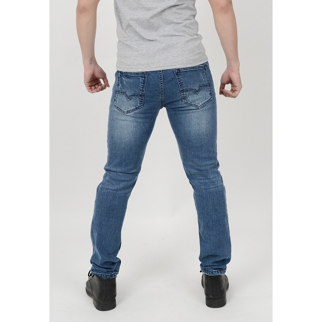 91 ANINETYONE - Quần Jeans Nam Skinny 005 (Xanh nhạt)