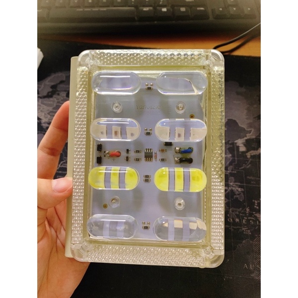 Đèn led sườn 5D mẫu nháy đuổi , Điện 24v lắp xe tải