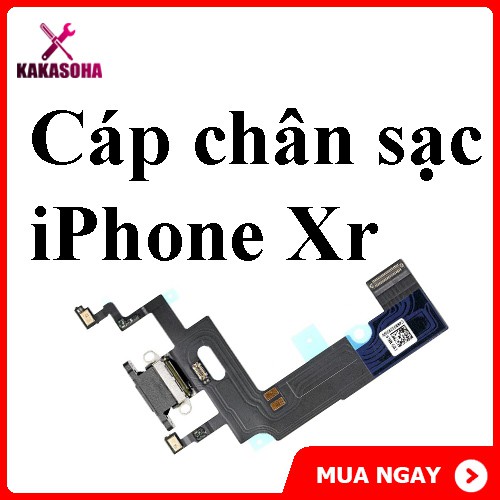 Cụm chân sạc iP XR, Cáp sạc iP XR, cáp chân sạc iP XR, đuôi sạc iP XR