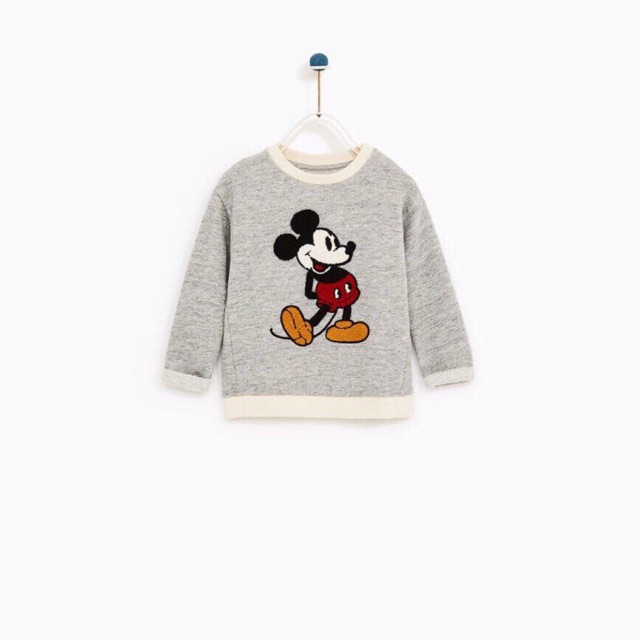 Áo nỉ mickey zara