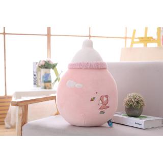 Gối Ôm Hình Bình Sữa Đáng Yêu