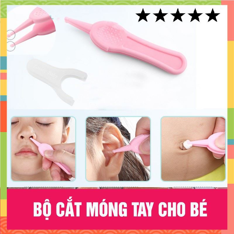 [GIÁ SỈ] Combo dụng cụ chăm sóc: 1 Dụng cụ lấy ráy tai đèn, 1 Bộ cắt móng tay hình viên thuốc