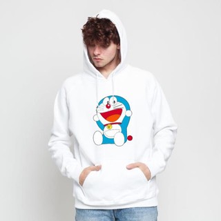 SALE- Áo nỉ Hoodie thu đông hoạt hình Doremon form suông rộng có mũ unisex - cực HOT