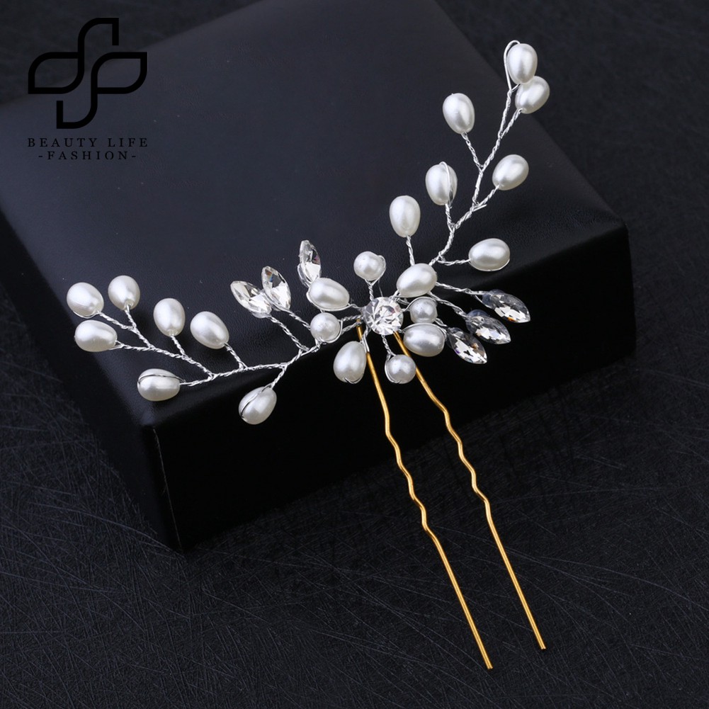 Kẹp tóc nữ đính ngọc thời trang