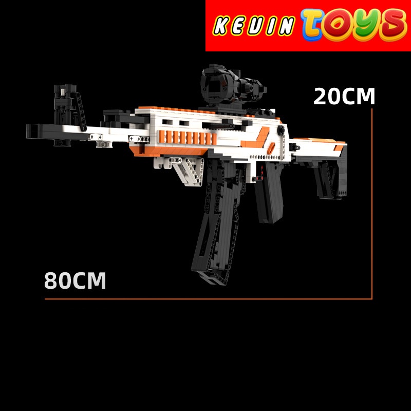 Đồ Chơi Lắp Ráp Kiểu LEGO Mô Hình Súng PUBG AK12 Asiimov Với 1100+ Mảnh Ghép,Bản Thiết Kế Tiêu Chuẩn Kevin183