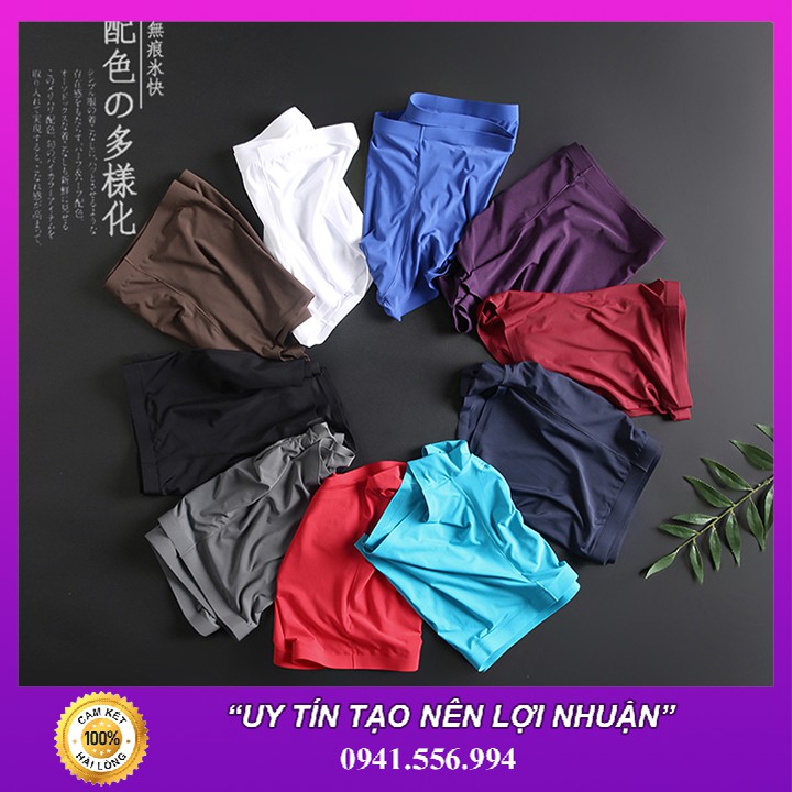 Sale - Quần Lót Nam Không Đường May Cao Cấp - Boxer Đúc