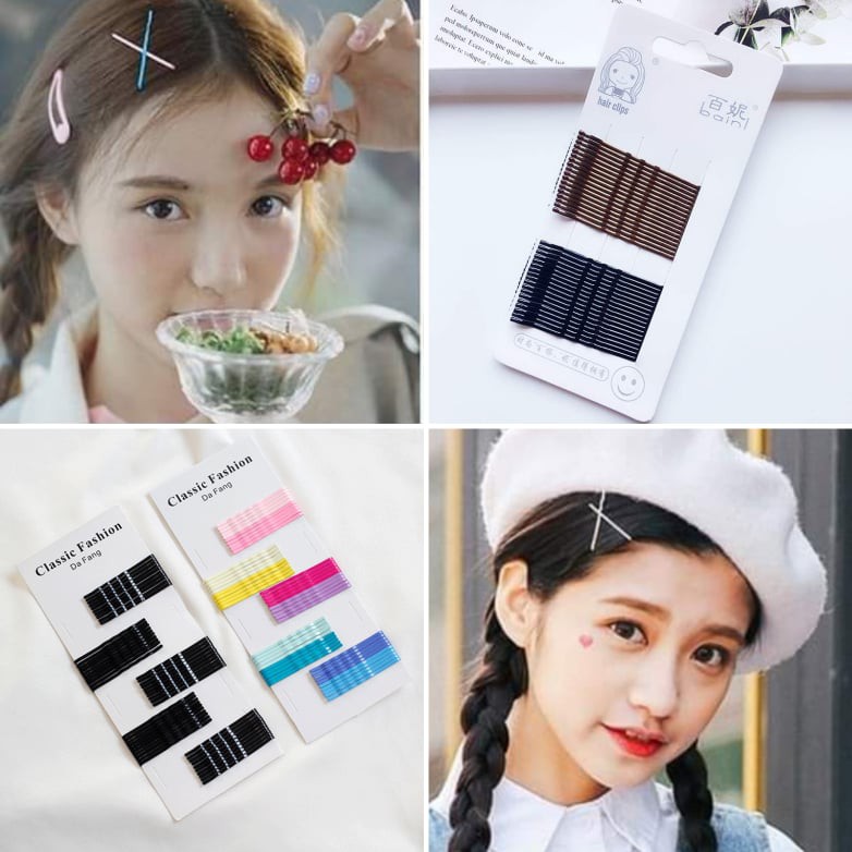 [9ĐẸP] Set 50 kẹp tăm ĐEN &amp; MÀU SẮC