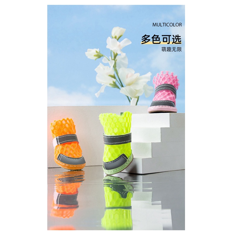 giày dạ quang đi mưa /đi bộ/ picnic cho chó