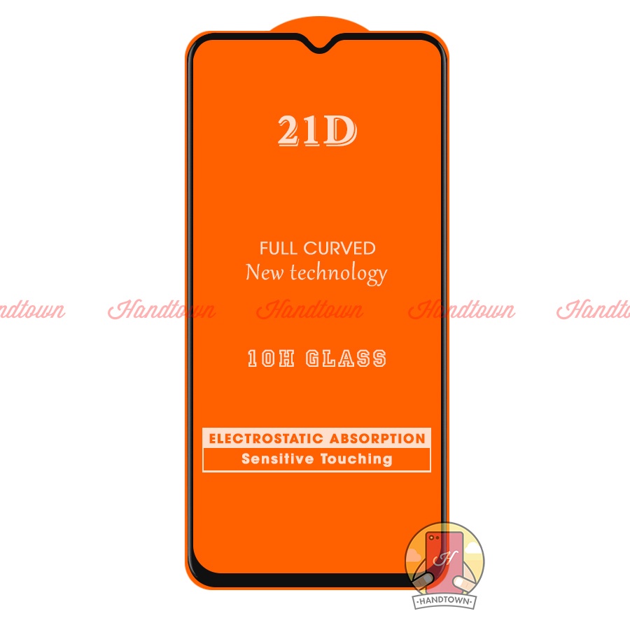 Kính Cường Lực 21D Xiaomi Redmi 9T 9 Power Note 9 4G 2021 Full Màn Full Keo Bảo Vệ Màn khỏi Va Đập Trầy Xước Handtown