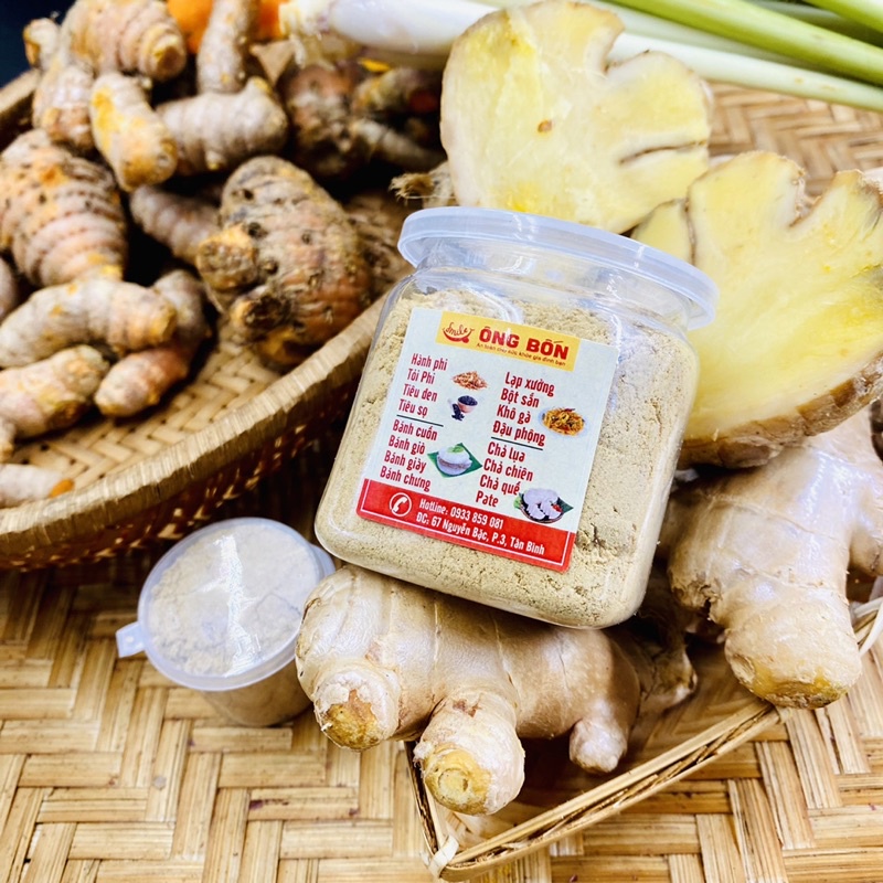 Bột Gừng Nguyên Chất 100% - Gia Vị ÔNG BỐN