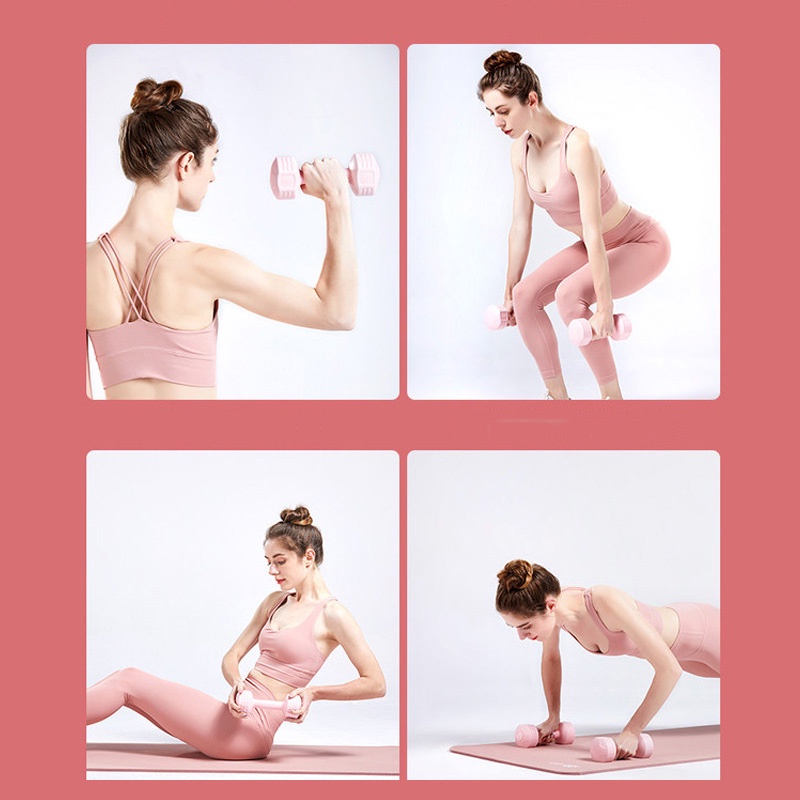 Tạ tay nữ tập YOGA thiết bị tập tạ giảm cân thon tay 1kg/2kg/3kg Tạ Tay Dumbbells - Siam sport