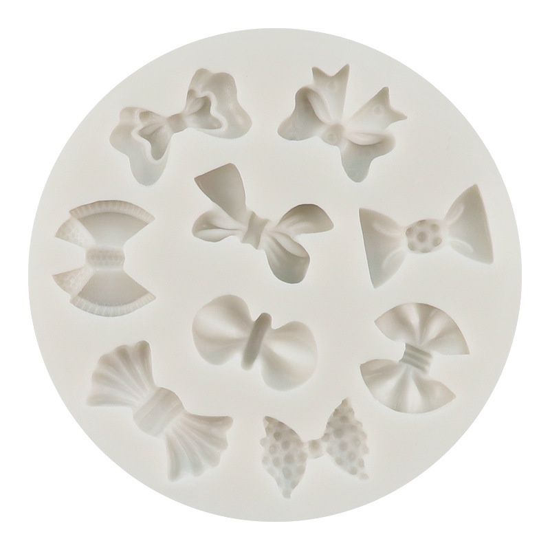 Khuôn Silicon Các Mẫu Nơ Làm Thủ Công, Nến Thơm, Handmade