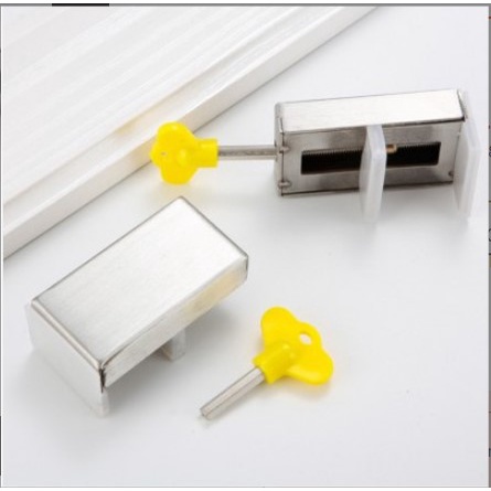 Chốt chặn cửa hợp kim nhôm thông minh tiện dụng, chốt khóa cửa hợp kim chống gỉ bền đẹp