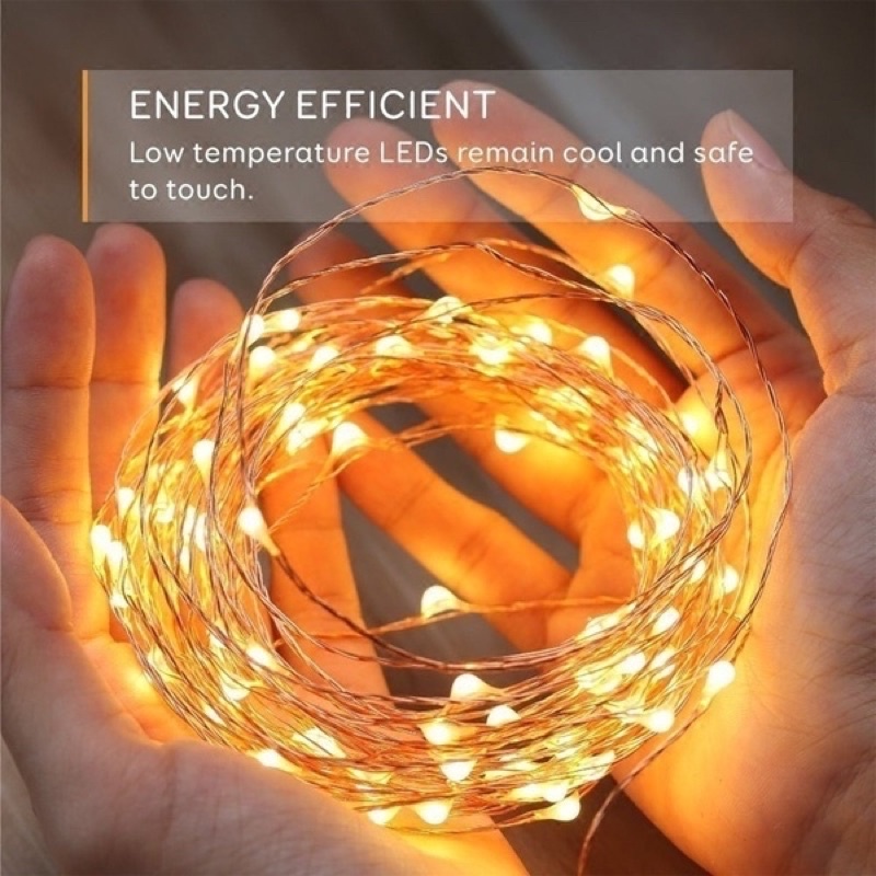 Dây Đèn LED Trang Trí Giáng Sinh 10 LED 1M