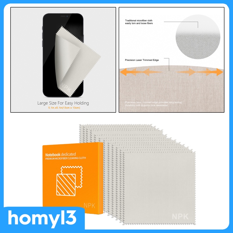 Vải lau microfiber cho thiết bị điện tử làm sạch màn hình máy ảnh / kính mắt / điện thoại di động / màn hình TV LCD | BigBuy360 - bigbuy360.vn