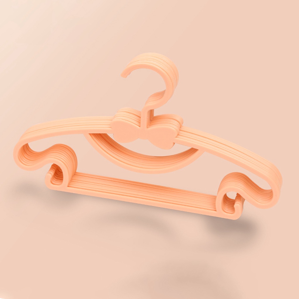 1 [Fenteer] 10 Móc Phơi Quần Áo, Áo Khoác, Váy Cho Phòng Trẻ Em