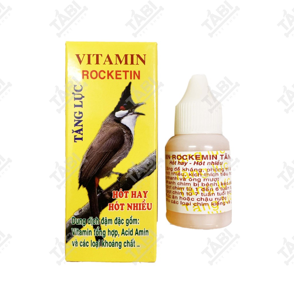 Vitamin Rocket Tăng Lực Cho Chim - Giúp Chim Hót Hay