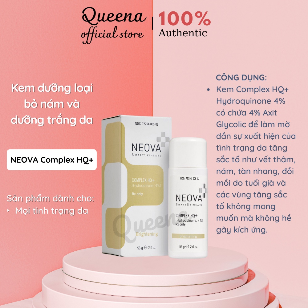 Kem dưỡng NEOVA Complex HQ+  56ml loại bỏ nám da và sạm da, đồi mồi và dưỡng trắng da