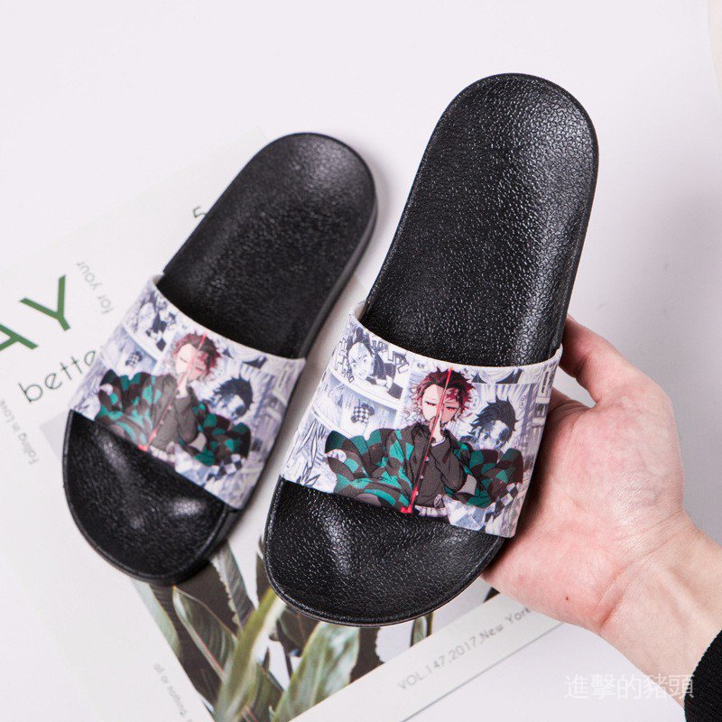 Dép Xỏ Ngón In Hình Anime Demon Slayer 'S Blade Hai Chiều