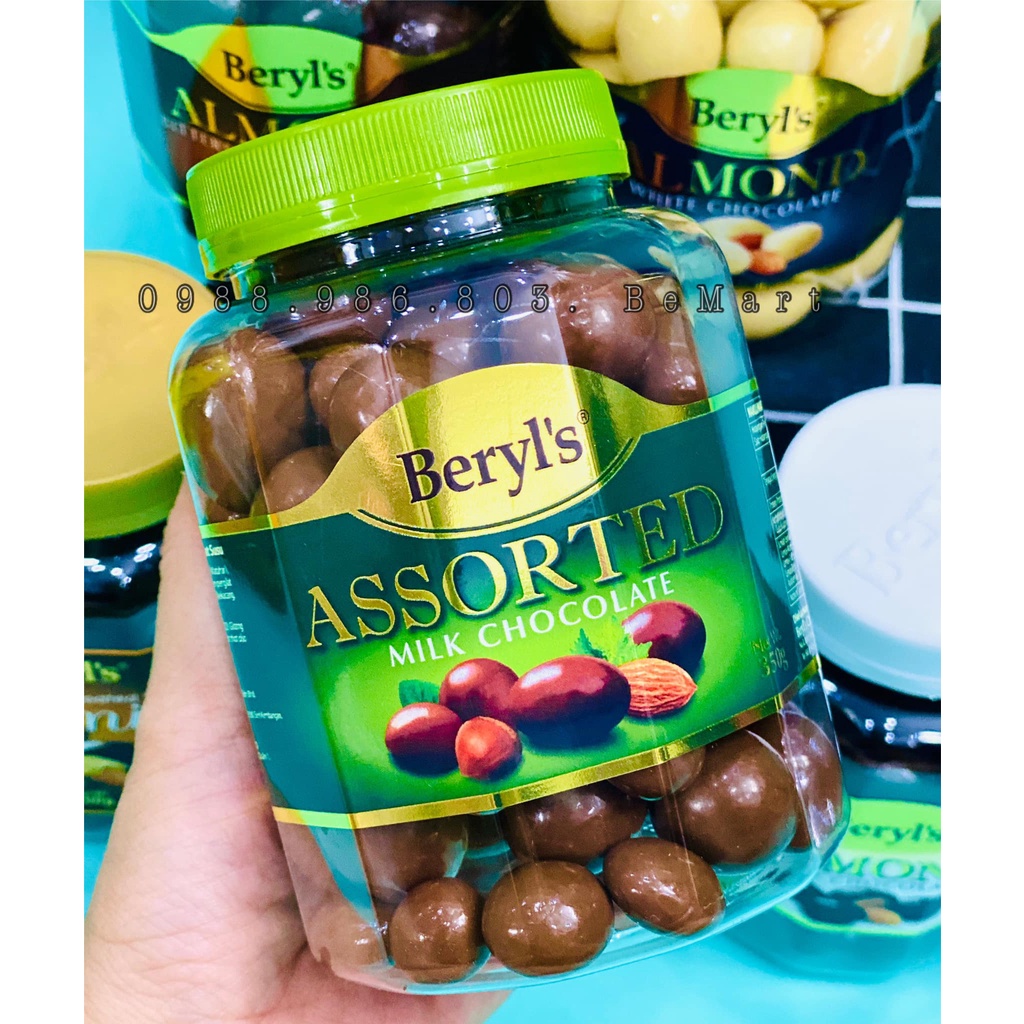 SOCOLA VIÊN TRỨNG CÓ NHÂN BERYL's hũ 350gr