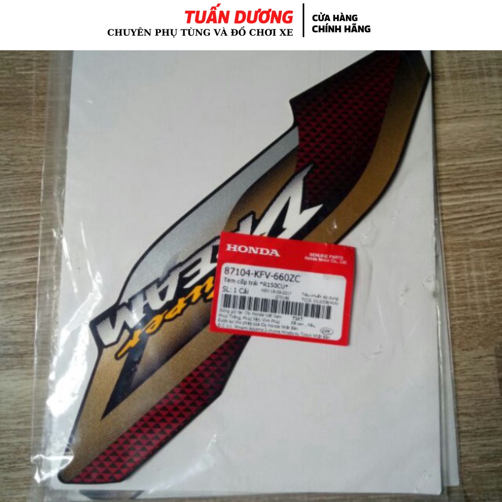 Tem Xe Dream Việt Kiểu Đời Zoăng Xanh ( trước năm 2010 ) Tem Caro dán xe supper dream hàng xịn Honda 100%