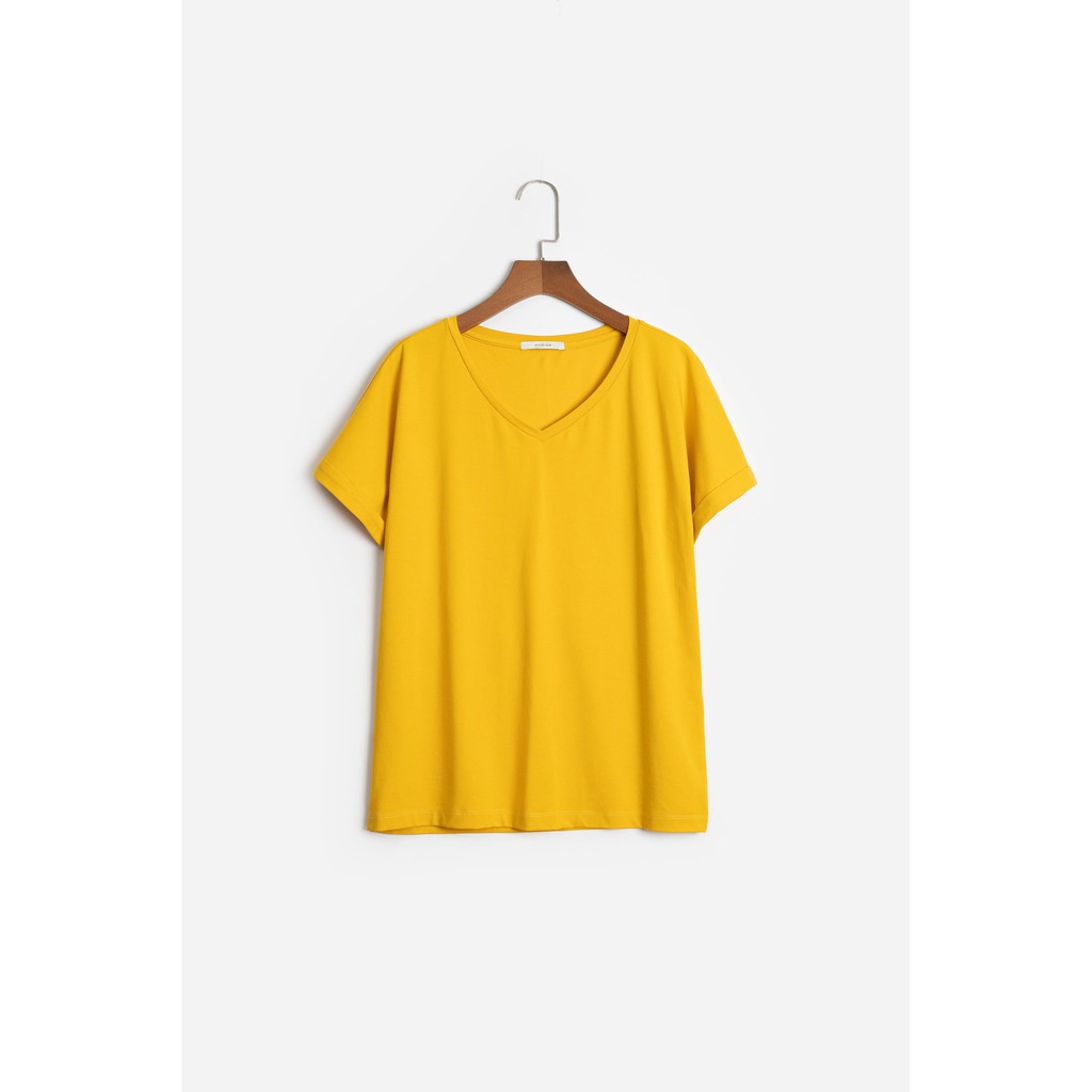 [Mã SKAMA06 giảm 8% tối đa 50K đơn 250K] Áo Thun Cổ Tim Tay Lơ Vê[Madelen] | BigBuy360 - bigbuy360.vn