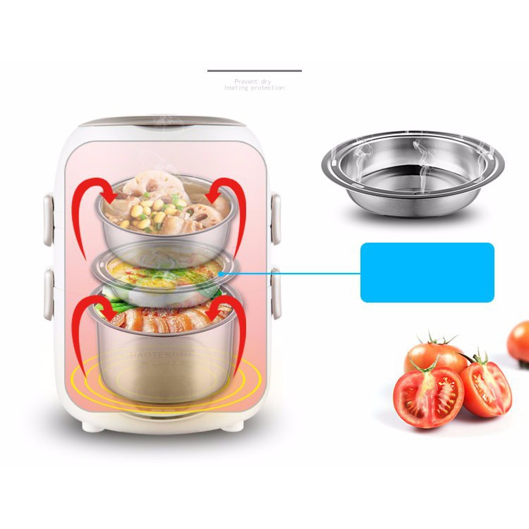 Cặp Lồng Cơm  𝗙𝗥𝗘𝗘 𝗦𝗛𝗜𝗣  Hộp Cơm Điện Đa Năng - Có Thể Nấu Chín Thực Phẩm Sống Tiết Kiệm Thòi Gian, Tiện Lợi | BigBuy360 - bigbuy360.vn