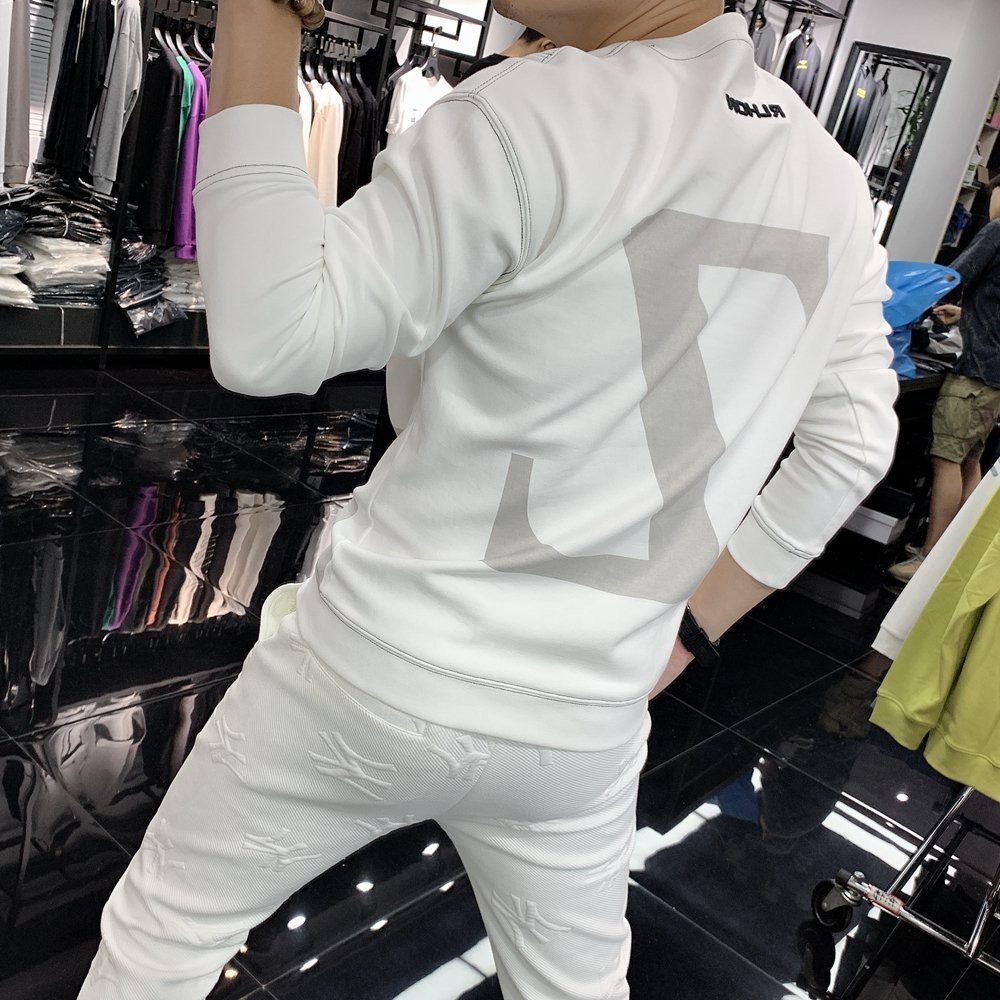 Áo Thun Nam Dài Tay Unisex. Áo thu đông trơn tay dài cổ tròn basic vải Poly 2Da N04 | BigBuy360 - bigbuy360.vn