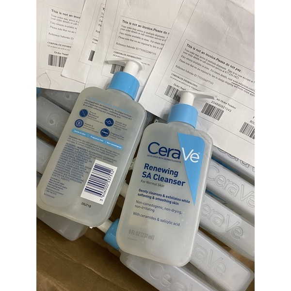 Sữa rửa mặt Cerave SA Smoothing - Renewing SA Cleanser 236ml