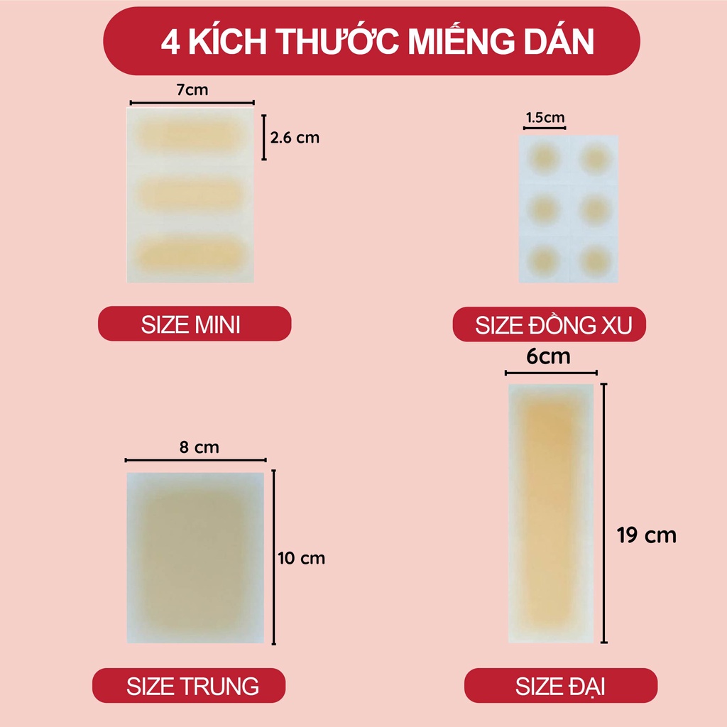 Miếng dán che sẹo che hình xăm Sakuza 4 kích thước A1005