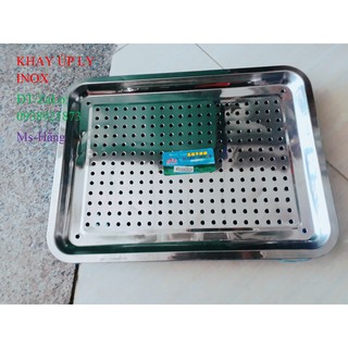 Khay Úp Ly INOX vuông