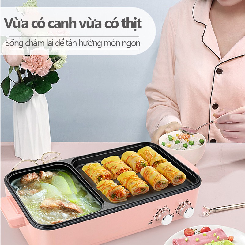 EP13P Bếp lẩu nướng đa năng cao cấp (2 in 1) EP13 gianghangbenbo