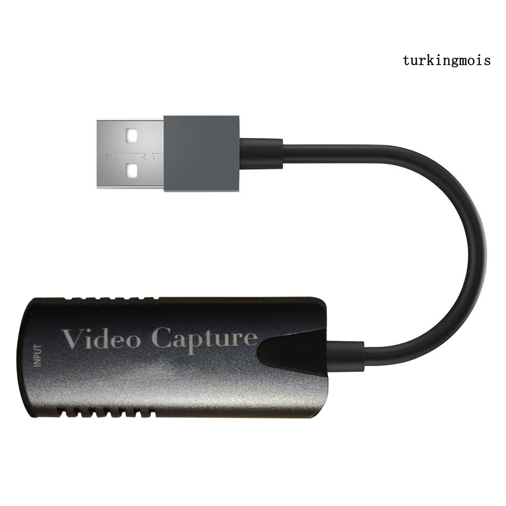 TSP_HDMI-compatible to USB 2.0 Video Capture Card Recording Box Broadcast Adapter Converter