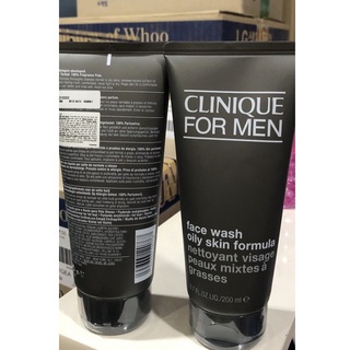 Sữa rửa mặt Clinique For Men Face Wash Oily Skin Formula  200ml