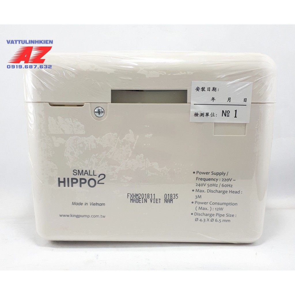 Bơm nước thải cho máy điều hòa KingPump HIPPO Small 3M