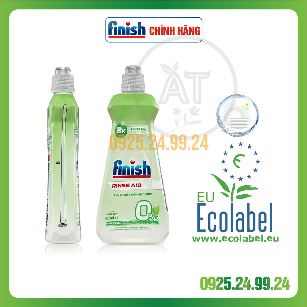Nước bóng Finish Eco 0% 400ml