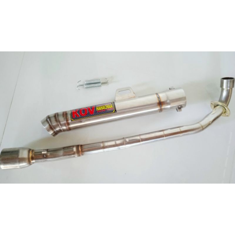 Pô kou full cổ gắn xe wave sirius cup jupiter future dream.. full cổ pô inox