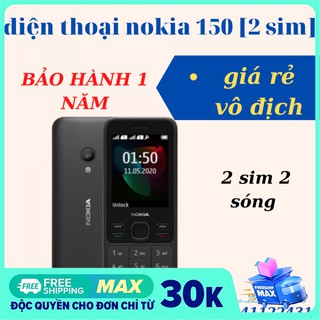 Điện thoại 2 sim giá rẻ Nokia 150-bảo hành 12 tháng