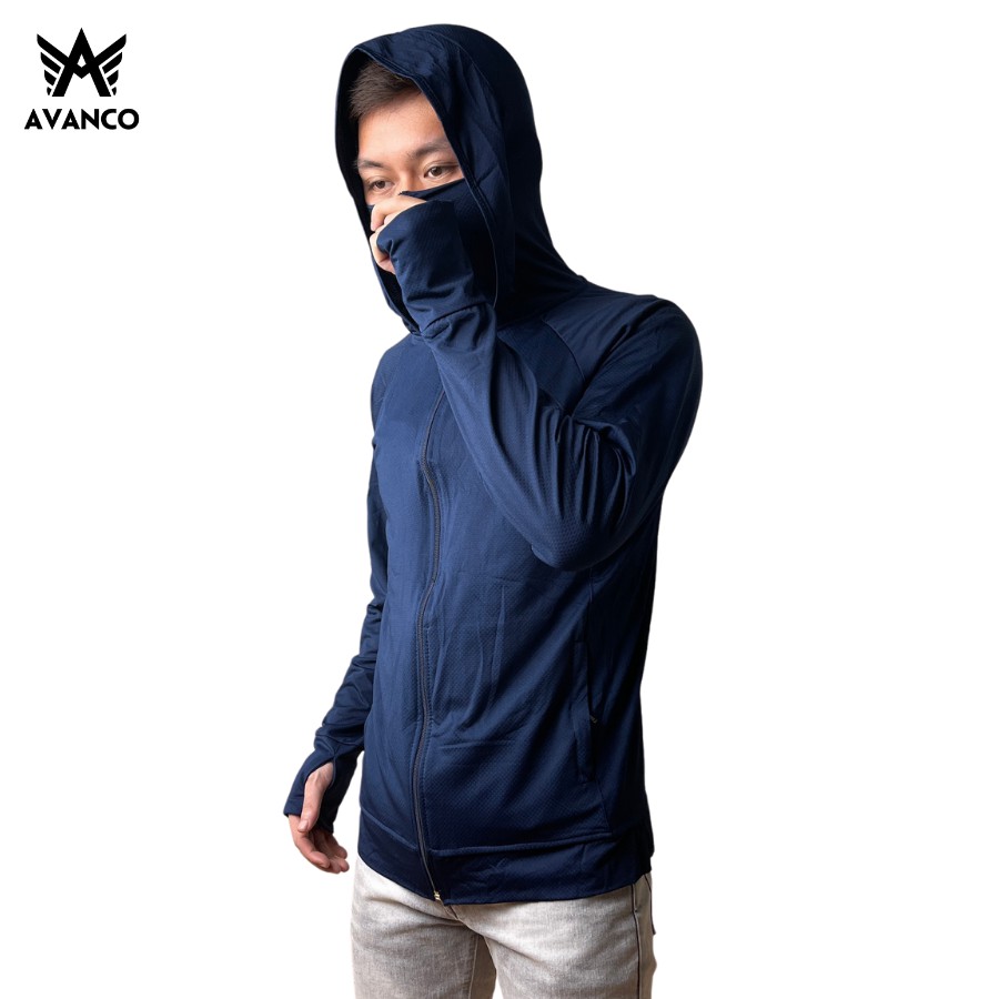 Áo chống nắng nam TVIK kéo cao thay khẩu trang, chất vải thông hơi thoáng mát, ANM | BigBuy360 - bigbuy360.vn