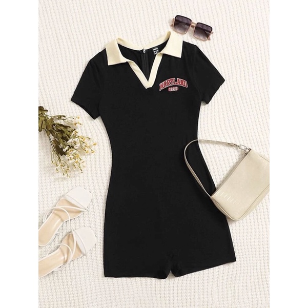 [ODER SHEIN] Set Jumpsuit Cổ Polo