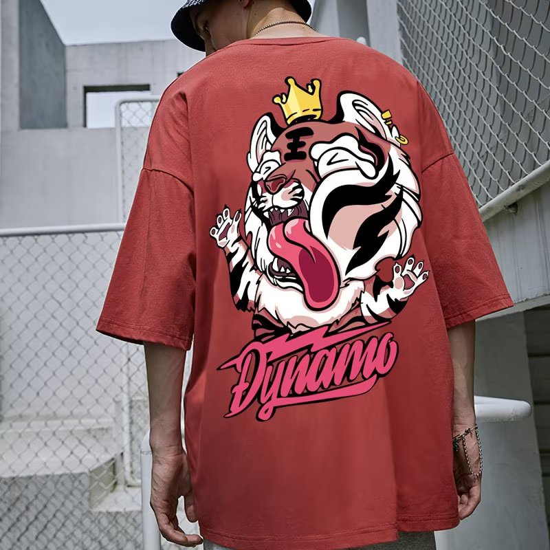 Áo Thun Tay Ngắn Cổ Tròn In Hình Mặt Cười Phong Cách Hip Hop Thời Trang Hàn Quốc Cho Nam