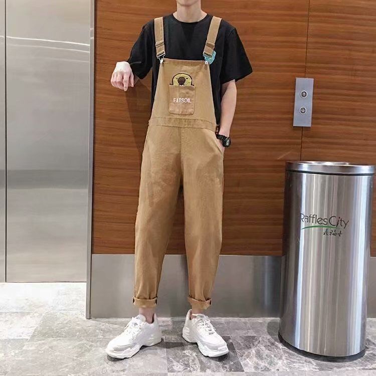 Quần yếm phong cách Hàn Quốc thời trang dành cho nam