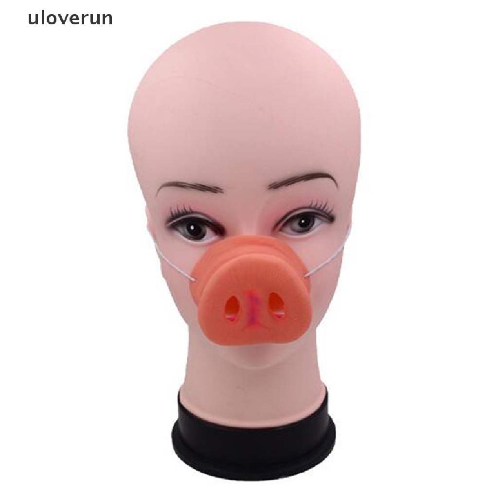 Mặt Nạ Mũi Chú Heo Bằng Cao Su Dễ Thương Dành Cho Lễ Halloween