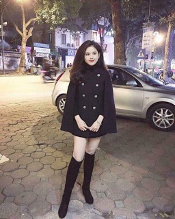 [Hàng order ] Áo dạ cape hàng QCCC