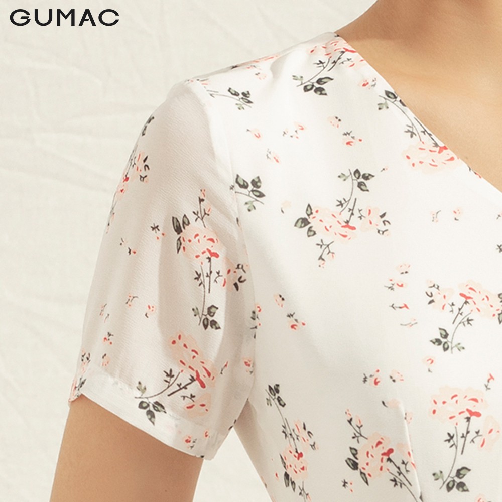 Đầm cổ V tùng chéo DA1187 GUMAC | BigBuy360 - bigbuy360.vn