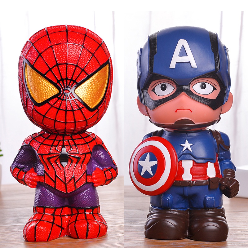 Hộp Đựng Tiền Tiết Kiệm Hình Siêu Anh Hùng Marvel Đẹp Mắt