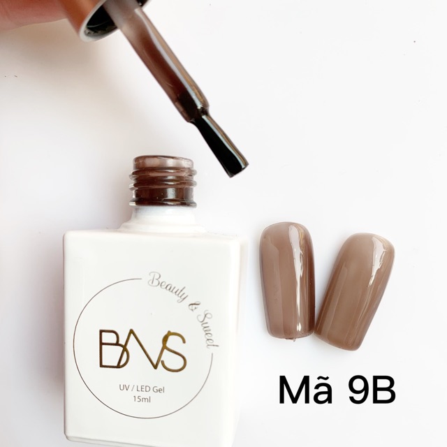 Sơn gel Thạch Nâu B.N.S Đậm Đặc