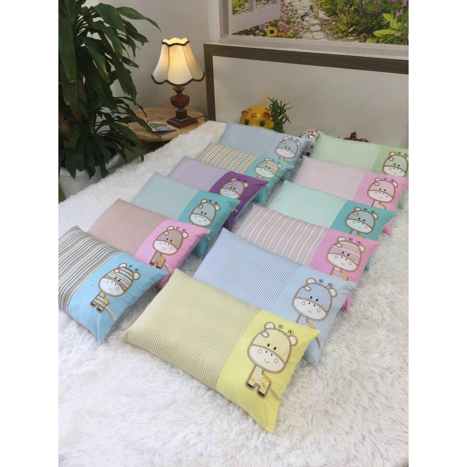 [NHẬP KHẨU] Gối trẻ em siêu dễ thương - Hàng loại 1 đầy đủ tem tag - 30x50cm