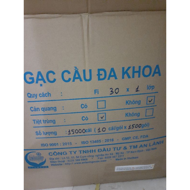 GẠC CẦU ĐA KHOA - BỊCH 50 TÚI